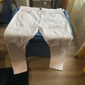 Brand all white PRP jeans never worn tags still on them